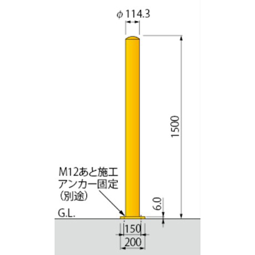 エスコ寸法図