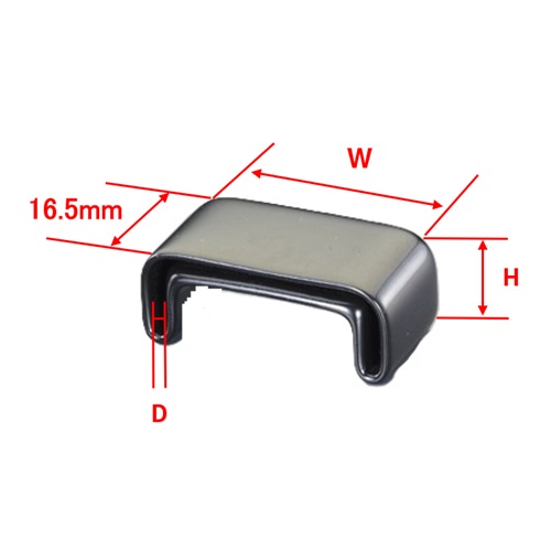 W：22.2mm　　　H：7mm　　　D：1.6mm