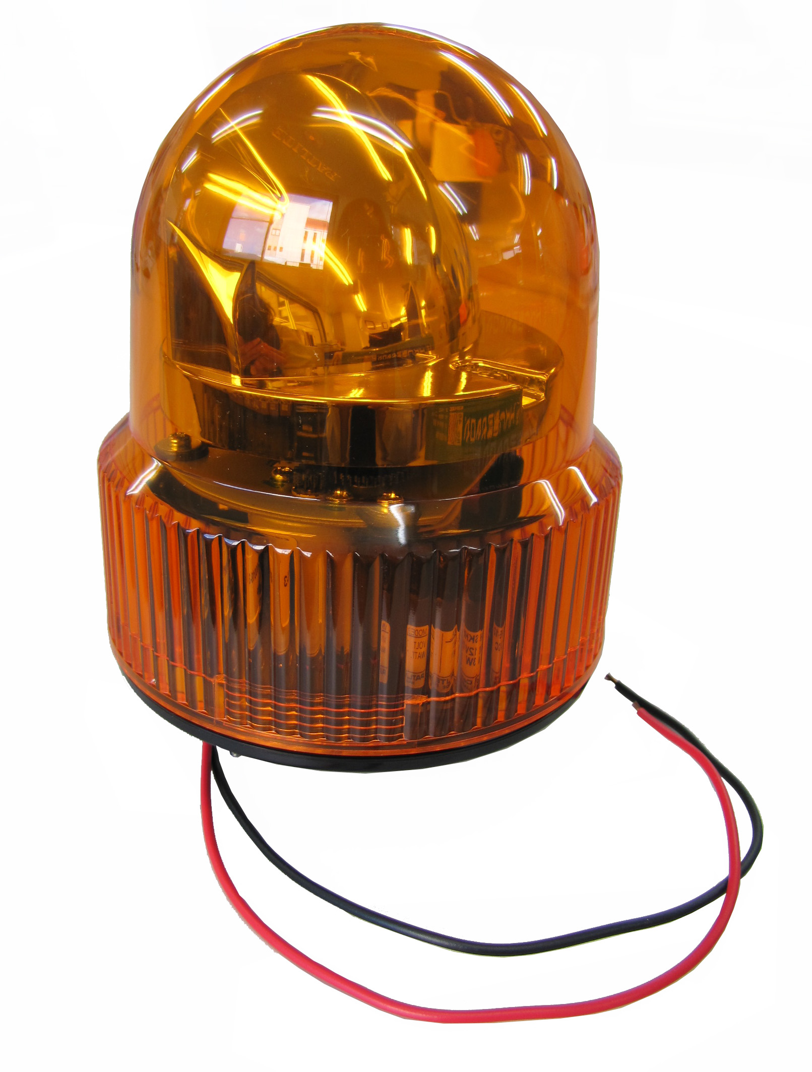 エスコ:AC100V LED回転灯(ブザー付/赤色) 型式:EA983FS-101RA