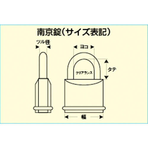 EA983TB-36｜38mm 南京錠(ﾛｯｸｱｳﾄ用/緑)のページ -