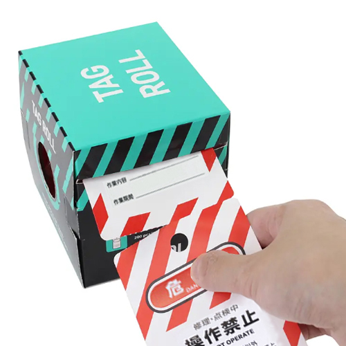 タグは引っ張るだけで簡単に切り離せます。