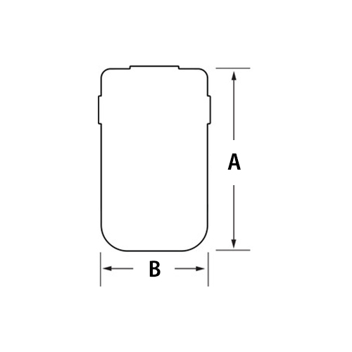 A:76㎜　B:124mm