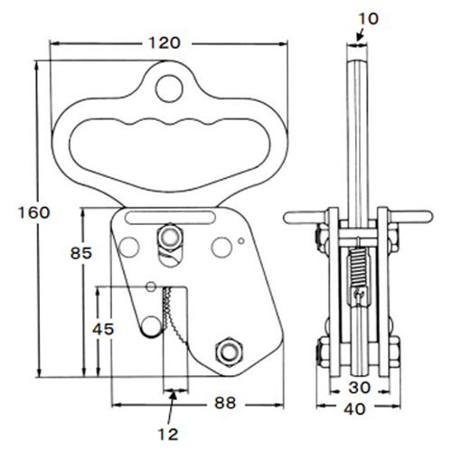 EA984DB｜100Kg ハンドクランプのページ -