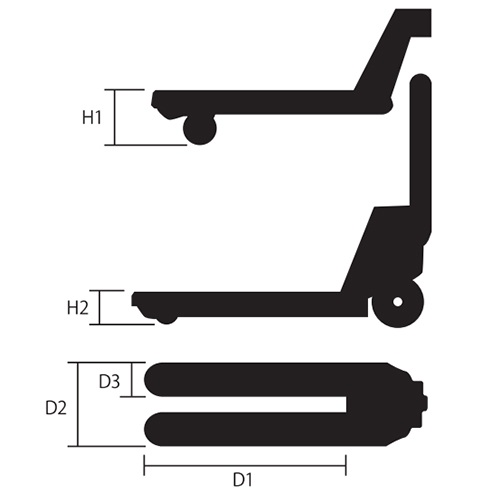 H1：200㎜　　　H2：85㎜\nD1：1150㎜　　　D2：540㎜　　　D3：160㎜