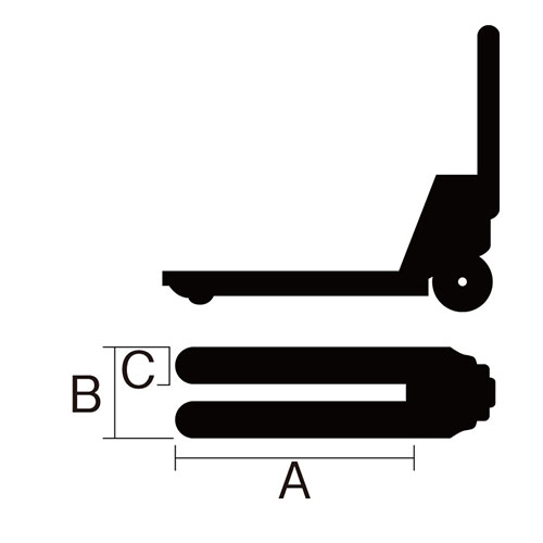 A：1000mm\nB：520mm\nC：120mm