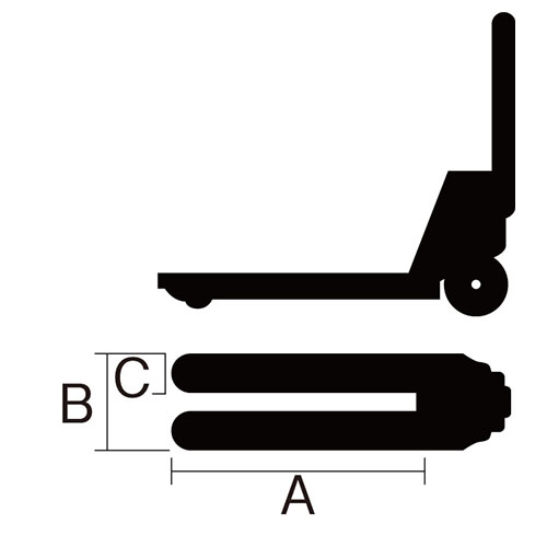 A：1000mm\nB：520mm\nC：120mm
