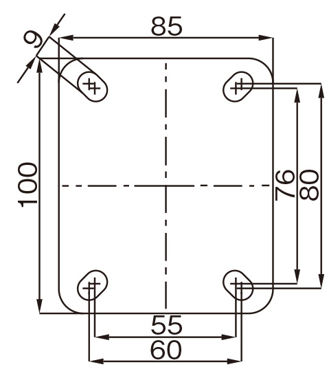 プレートサイズ（単位：mm）