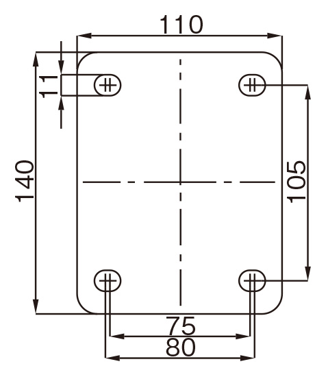プレートサイズ（単位：mm）