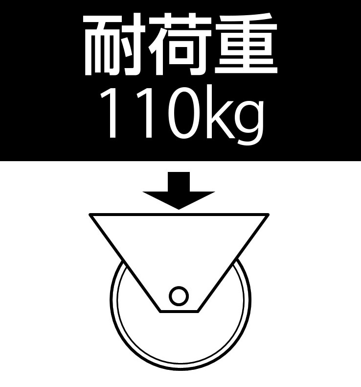 EA986GQ-100｜100mm キャスター(自在金具・ﾎｲｰﾙｶﾊﾞｰ付)のページ