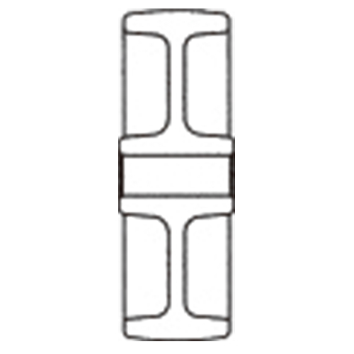 キャスター断面図
