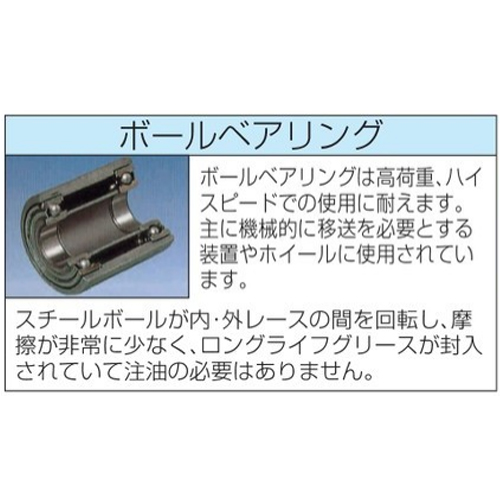 エスコ:キャスター(自在・空気入・前輪ブレーキ) 型式:EA986HH-2