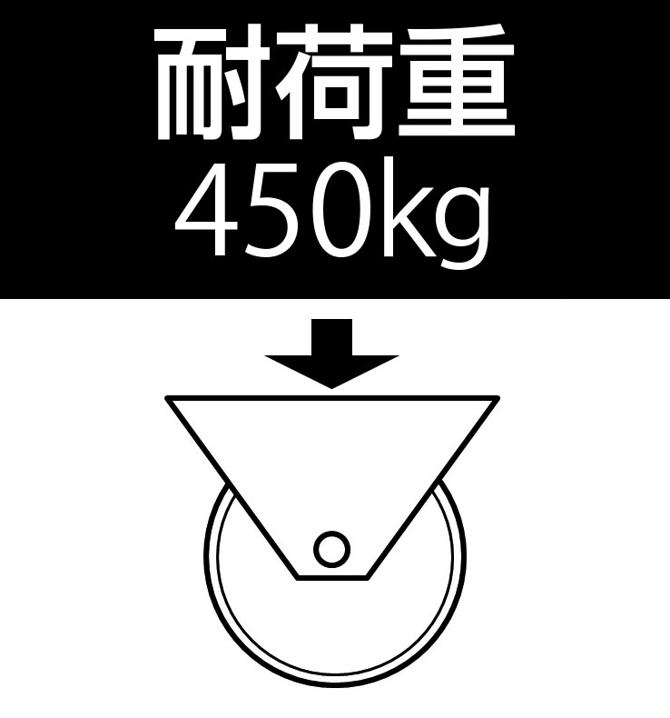 EA986KD-310｜310mm キャスター(固定金具・空気入車輪)のページ