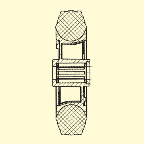 車輪の断面図