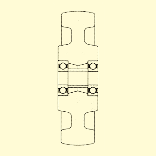 車輪の断面図
