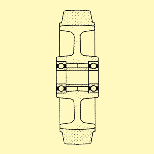 車輪の断面図