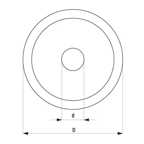 D：306mm　　d：25mm