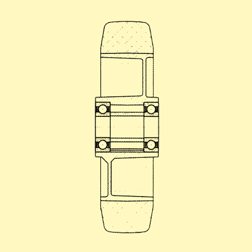 車輪の断面図