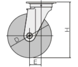 H×D：93×75mm\nE：28mm