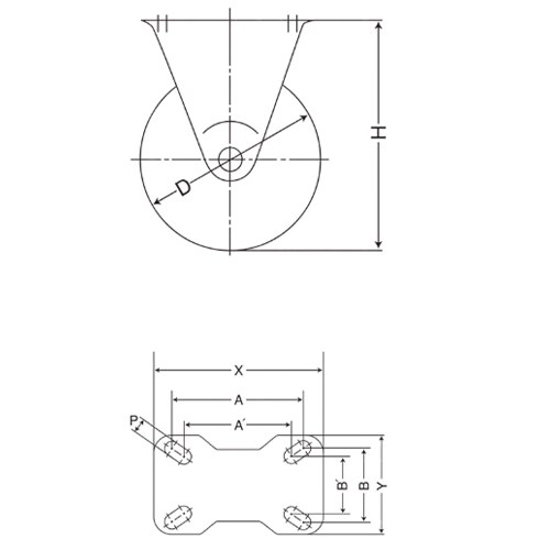 D：150㎜　　　H：198㎜\nA×B:100×56mm　　\nX×Y：137×93㎜　　P：11㎜