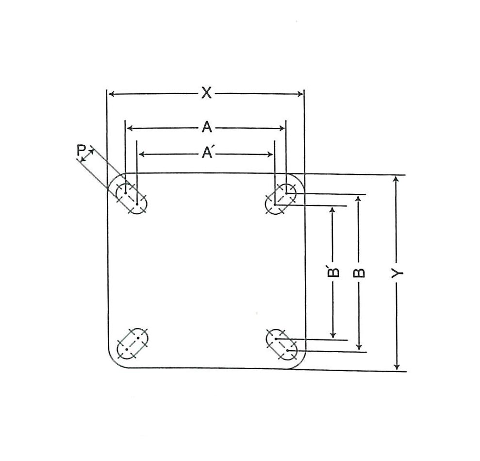 オンライン限定商品 エスコ ESCO 100mm キャスター 自在金具付 000012254797 JP店