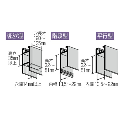 適合下框と有効寸法