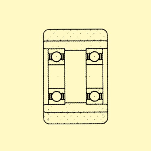 車輪の断面図