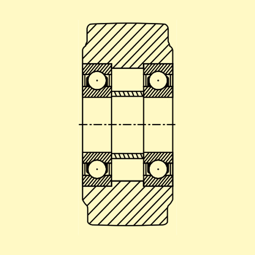 車輪の断面図