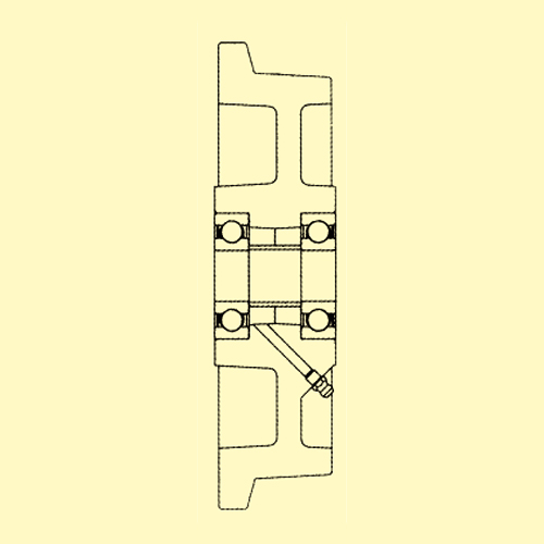 車輪の断面図