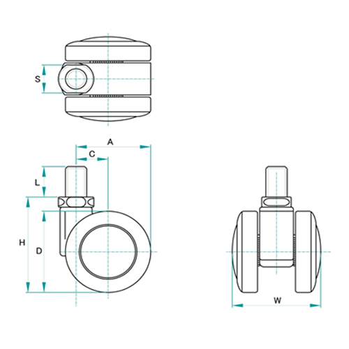 H：47㎜　　　D：40㎜　　　W：41.5㎜\nS：14㎜　　　L：15㎜　　　\nＡ：35㎜　　　Ｃ：15㎜