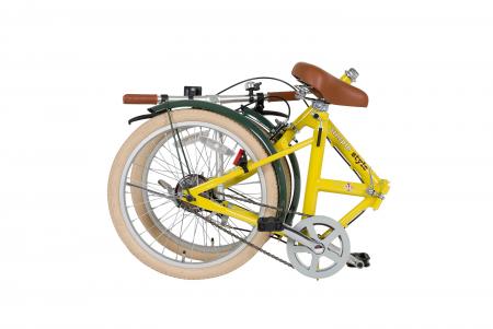 ます様専用】【直接引き取り】折りたたみ 自転車 20インチ 黄色