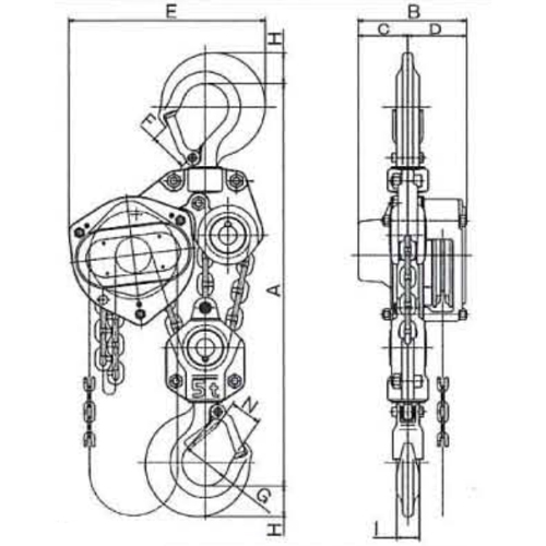 A：555mm　　B：164mm　　C：75mm\nD：89mm　　E：297mm　　F：58mm\nG：70mm　　H：46mm　　I：34mm　　N：47mm
