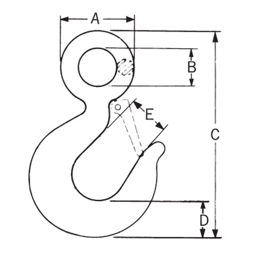 A：44　B：23　C：125　D：22　E：25\n(単位mm)