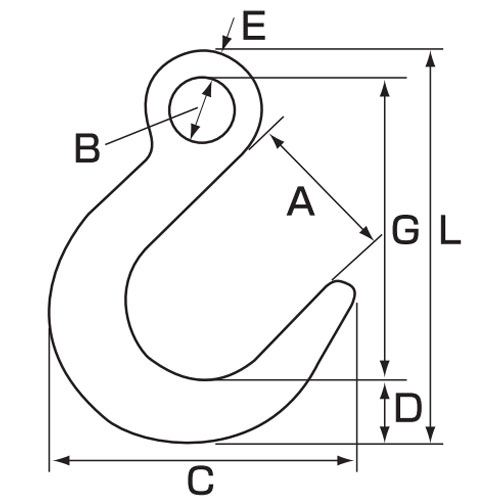 A：63　B：25　C：127　D：32　L：160\n(単位mm)