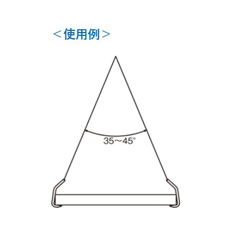 爪幅をより広くしましたので、短尺材を2本で安定して吊る ことができます。