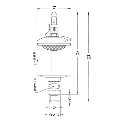 A：163mm　　　B：178mm　　　C：15mm\nF：79mm　　　B×C：23mm　　　D：G1/2”