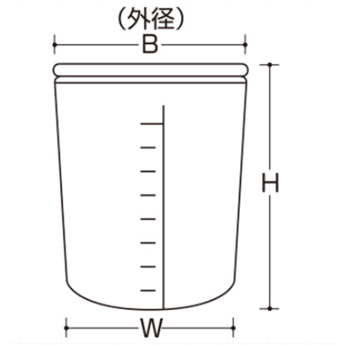 B：96㎜　　　W：85㎜　　　H：112㎜