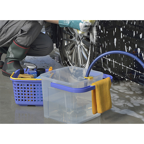 便利なホースホルダー付き