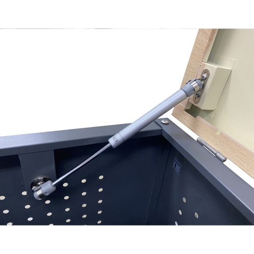 蓋の開閉が楽々！\nゆっくり閉まるので安心安全