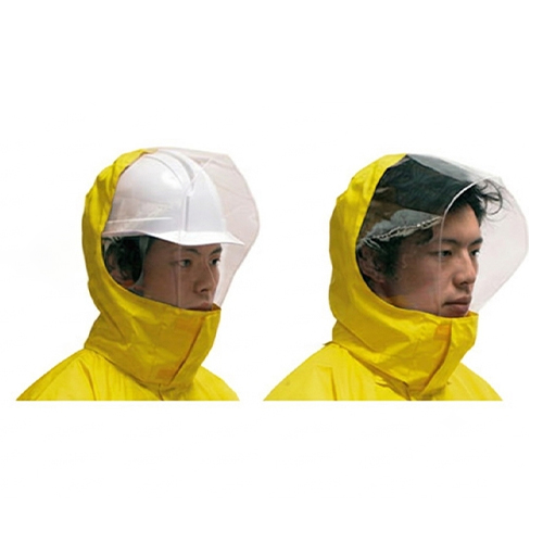 スナップボタンにより高さ調節可能でヘルメット着用時にも対応できます