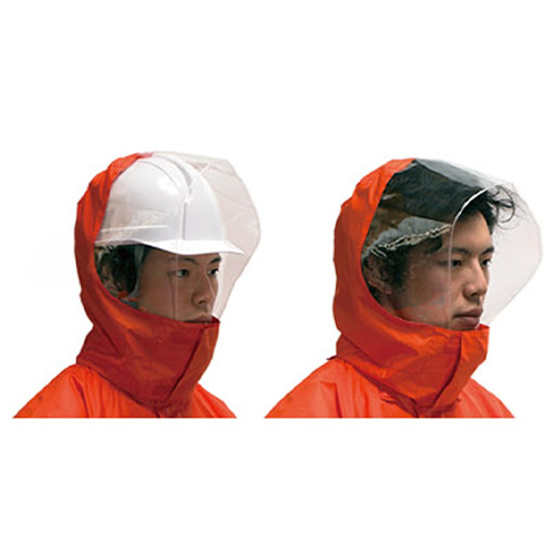 スナップボタンにより高さ調節可能でヘルメット着用時にも対応できます