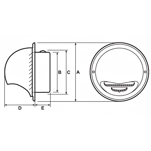 A:148㎜　　　B：97㎜　　　C：111㎜\nD：77㎜　　　E：46㎜