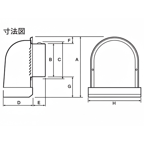 A：175㎜　　　B：97㎜　　　C：111㎜\nD：86㎜　　　E：50㎜　　　F：22㎜\nG：56㎜　　　H：157㎜