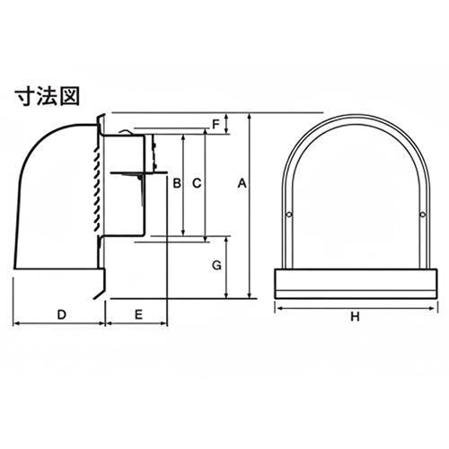 A：175㎜　　　B：98㎜　　　C：111㎜\nD：86㎜　　　E：76㎜　　　F：21㎜\nG：56㎜　　　H：157㎜