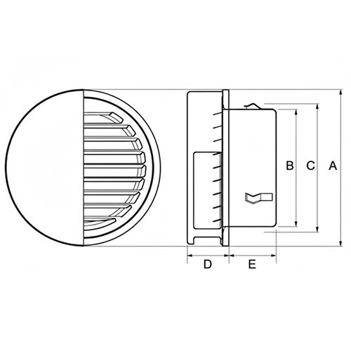 A：194㎜　　　B：145㎜　　　C：160㎜\nD：52㎜　　　E：57㎜