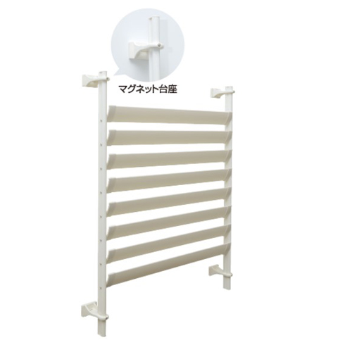 マグネット台座により、室外機本体へ簡単に取付可能