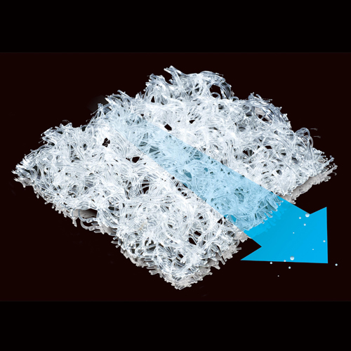 ムレを防止する抜群の通気性