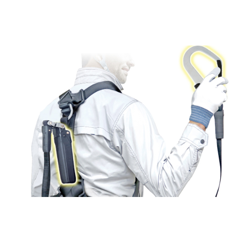 ショックアブソーバが背中に固定されるので、手元が軽いです。