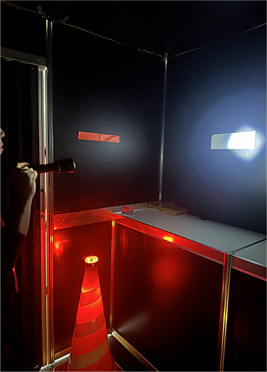 暗闇ブース内の写真2