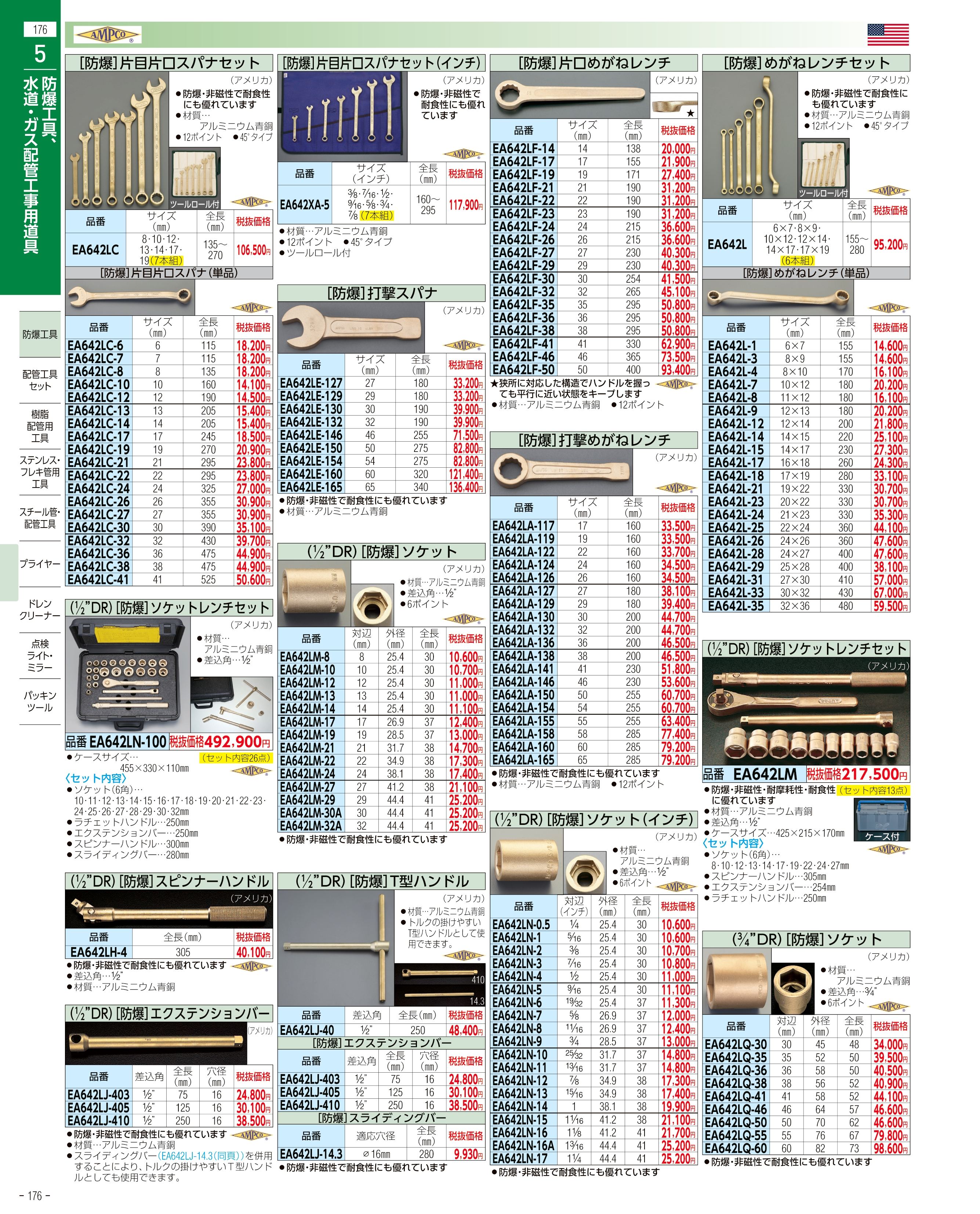 エスコ便利カタログ176ページ