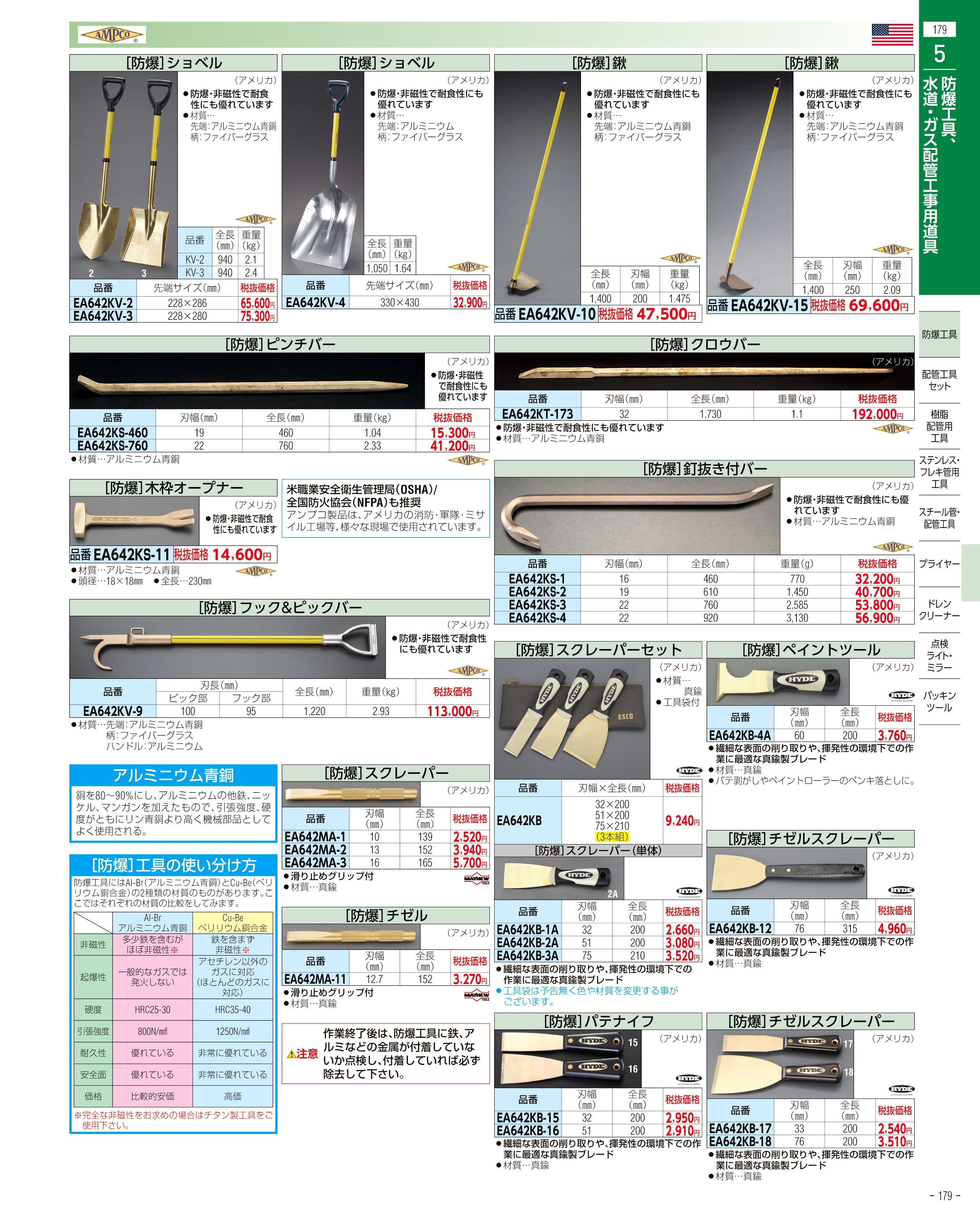 エスコ(ESCO) バケツ(ノンスパーキング・真鍮製) 10L EA643HC-1 通販